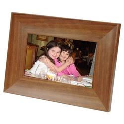 SmartParts Smartparts SPDPF70EW1 7-inch Natural Wood LCD Digital Picture Frame