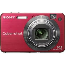 Sony Cyber-shot DSC-W170 Digital Camera - Red - 10.1 Megapixel - 16:9 - 2x Digital Zoom - 2.7 Active Matrix TFT Color LCD