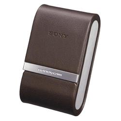 SONY CAMCORDER/DIG CAM ACCESORIES Sony LCM-TGA Semi Soft Carrying Case for Camcorder - Leather - Dark Brown