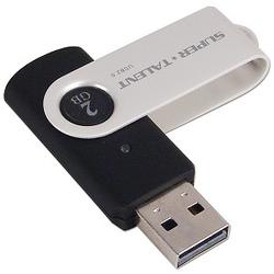 Super Talent SM 2GB USB 2.0 Flash Drive (Black)