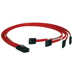 Tripp Lite 3 ft. Internal SAS Cable, Mini-SAS SFF-8087 to SFF-8484