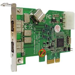 UNIBRAIN Unibrain FireBoard800-e V.2 3 Port FireWire Adapter - 2 x 9-pin IEEE 1394b - FireWire External, 1 x 6-pin IEEE 1394a - FireWire Internal - Plug-in Card - Bu