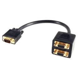IGM VGA Male To 2x VGA Female Y Splitter Adapter Cable Passive Non-Powered