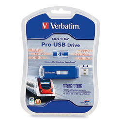 VERBATIM CORPORATION Verbatim 8GB Store ''n'' Go Pro USB 2.0 Flash Drive - 8 GB - USB - External