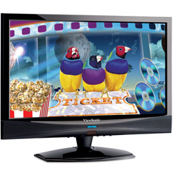 VIEWSONIC DISPLAYS Viewsonic N1630w 16 Widescreen LCD Monitor w/ Built-in HDTV Tuner - 10000:1 (DC), 8ms, 1366x768