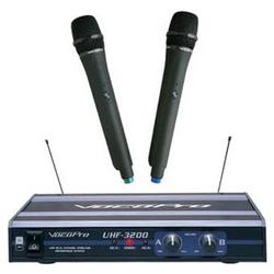 Vocopro VocoPro UHF-3200 UHF-Dual Channel Wireless Microphone System