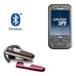 Gomadic Wireless Bluetooth Headset for the Krome Spy