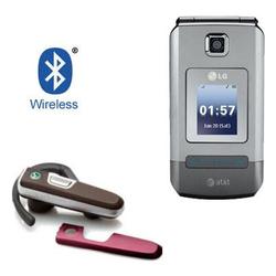 Gomadic Wireless Bluetooth Headset for the LG CU575 TraX