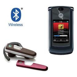 Gomadic Wireless Bluetooth Headset for the Motorola MOTORAZR 2 V9