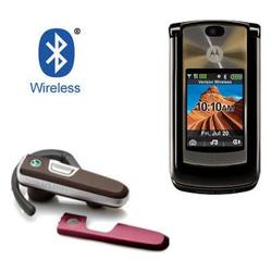 Gomadic Wireless Bluetooth Headset for the Motorola MOTORAZR 2 V9m