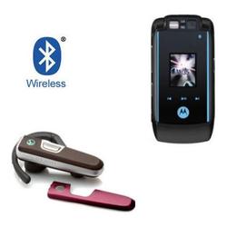 Gomadic Wireless Bluetooth Headset for the Motorola MOTORAZR maxx Ve