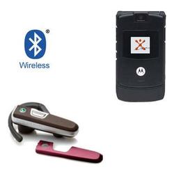 Gomadic Wireless Bluetooth Headset for the Motorola RAZR V3