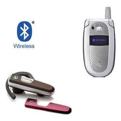 Gomadic Wireless Bluetooth Headset for the Motorola V500