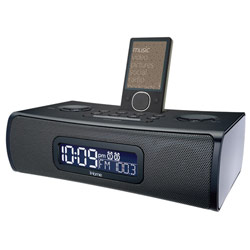 iHome ZN9B Clock Radio & Audio System for Zune
