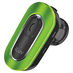 Iluv jWIN iLuv i316 Wireless Earset - Wireless Connectivity - Mono - Over-the-ear - Green