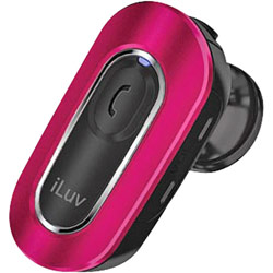 Iluv jWIN iLuv i316 Wireless Earset - Wireless Connectivity - Mono - Over-the-ear - Pink