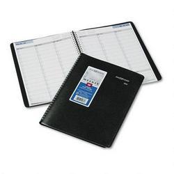 At-A-Glance 2008 DayMinder® Weekly Appointment Book, 1 Week/Spread, 8 x 11 , Black