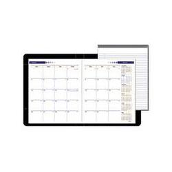 At-A-Glance 2008 Executive Monthly Padfolio, One Month Per Spread, with Pad, 9 x 11 , Black