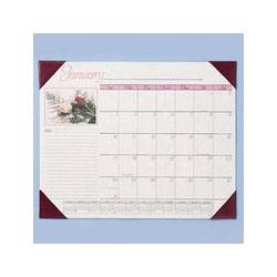 At-A-Glance 2008 Floral Scenes Monthly Desk Pad Calendar, 22 x 17