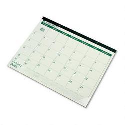 At-A-Glance 2008 The Action Planner® Monthly Nonrefillable Desk Pad Calendar, 22 x 17 , Green