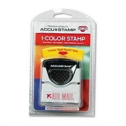 Consolidated Stamp ACCUSTAMP® Pre Inked One Color AIR MAIL Stamp, 1/2 x 1 5/8, Red