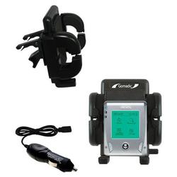 Gomadic Archos Gmini XS 200 Auto Vent Holder with Car Charger - Uses TipExchange