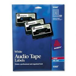 Avery-Dennison Audio Cassette Tape Labels for Laser/Ink Jet Printer, 300 per Box