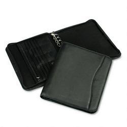 Daytimer/Acco Brands Inc. Avalon Leather Like Vinyl Personal Organizer Binder, 8 1/2 x 11, Black