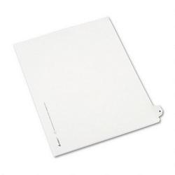 Avery-Dennison Avery® Style Legal Side Tab Dividers, Tab Title A, 11 x 8 1/2, 25/Pack