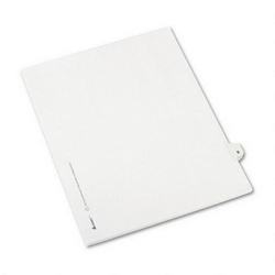 Avery-Dennison Avery® Style Legal Side Tab Dividers, Tab Title E, 11 x 8 1/2, 25/Pack