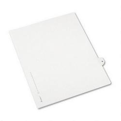 Avery-Dennison Avery® Style Legal Side Tab Dividers, Tab Title G, 11 x 8 1/2, 25/Pack