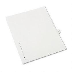 Avery-Dennison Avery® Style Legal Side Tab Dividers, Tab Title J, 11 x 8 1/2, 25/Pack