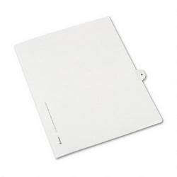 Avery-Dennison Avery® Style Legal Side Tab Dividers, Tab Title K, 11 x 8 1/2, 25/Pack