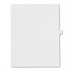 Avery-Dennison Avery® Style Legal Side Tab Dividers, Tab Title L, 11 x 8 1/2, 25/Pack