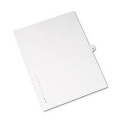 Avery-Dennison Avery® Style Legal Side Tab Dividers, Tab Title M, 11 x 8 1/2, 25/Pack