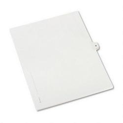 Avery-Dennison Avery® Style Legal Side Tab Dividers, Tab Title N, 11 x 8 1/2, 25/Pack