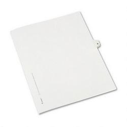 Avery-Dennison Avery® Style Legal Side Tab Dividers, Tab Title O, 11 x 8 1/2, 25/Pack