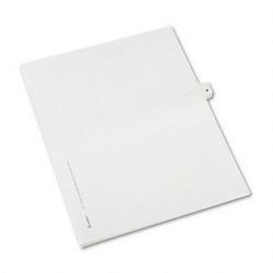 Avery-Dennison Avery® Style Legal Side Tab Dividers, Tab Title P, 11 x 8 1/2, 25/Pack