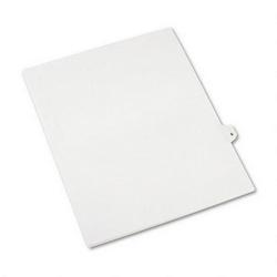 Avery-Dennison Avery® Style Legal Side Tab Dividers, Tab Title S, 11 x 8 1/2, 25/Pack