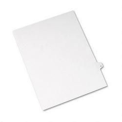 Avery-Dennison Avery® Style Legal Side Tab Dividers, Tab Title U, 11 x 8 1/2, 25/Pack