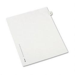 Avery-Dennison Avery® Style Legal Side Tab Dividers, Tab Title X, 11 x 8 1/2, 25/Pack