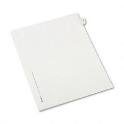 Avery-Dennison Avery® Style Legal Side Tab Dividers, Tab Title Y, 11 x 8 1/2, 25/Pack