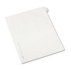Avery-Dennison Avery® Style Legal Side Tab Dividers, Tab Titles 1 25, 11 x 8 1/2, 25/Set