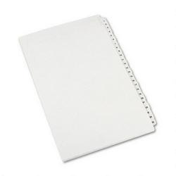 Avery-Dennison Avery® Style Legal Side Tab Dividers, Tab Titles 1 25, 14 x 8 1/2, 25/Set