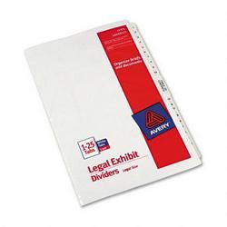 Avery-Dennison Avery® Style Legal Side Tab Dividers, Tab Titles 1 25, 14 x 8 1/2, 26/Set