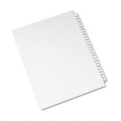 Avery-Dennison Avery® Style Legal Side Tab Dividers, Tab Titles 101 125, 11 x 8 1/2, 25/Set