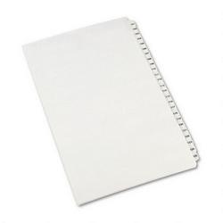 Avery-Dennison Avery® Style Legal Side Tab Dividers, Tab Titles 101 125, 14 x 8 1/2, 25/Set