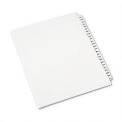 Avery-Dennison Avery® Style Legal Side Tab Dividers, Tab Titles 251 275, 11 x 8 1/2, 25/Set