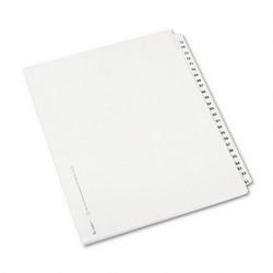 Avery-Dennison Avery® Style Legal Side Tab Dividers, Tab Titles 51 75, 11 x 8 1/2, 25/Set