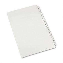 Avery-Dennison Avery® Style Legal Side Tab Dividers, Tab Titles 51 75, 14 x 8 1/2, 25/Set